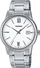 Orë dore Casio MTP V002D 7B3, analog quartz, çelik inox, cifer i bardhë