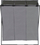 Kosh rrobash WENKO Trio XL, 145L, tre ndarje, gri