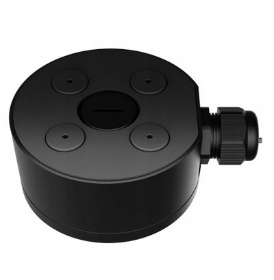 Bazë montimi Ajax JunctionBox 88882.234.BL, për kamera bullet dhe dome, IP66, e zezë