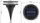 Lampë solare kopshti Saska Garden SP-6509, set 2 copë, e bardhë