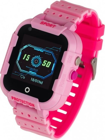 Паметен часовник Garett Electronics Pink, следење на активност, розова