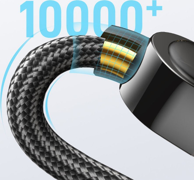 Kabllo USB Joyroom JYR646, USB C në USB C, 1.2 m, 100W, e zezë
