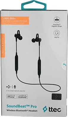 Kufje Bluetooth Ttec SoundBeat Pro, in ear, stereo, gri space