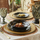 Set pjatash Tognana Cecile, 12 pjesë, e zezë
