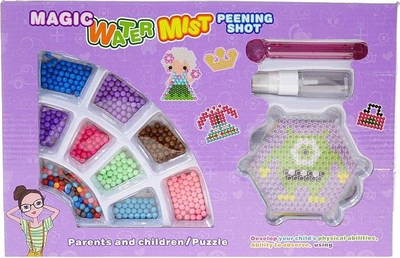 Set lodër me rruaza uji Adar Beads Connected With Water 523029, puzzle krijues, 32x21cm, shumëngjyrësh