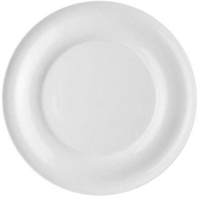 Pjatë e sheshtë RAK Lyra, 15 cm, porcelan, e bardhë