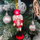 Set për zbukurim peme Nutcracker, 5 copë, dru, shumëngjyrësh