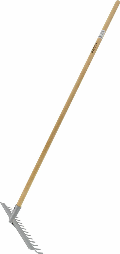Hark kopshti Awtools Framed Rake L130 me 20 dhëmbë, 130 cm, gri