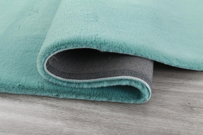 Tapet Heinner Shaggy Soft, 200x300 cm, poliester dhe pambuk, turquoise