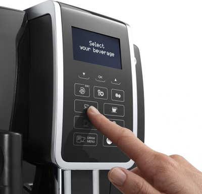DeLonghi Dinamica ECAM 350.55.SB Целосно Автоматска Машина за Кафе, Сребрена/Црна