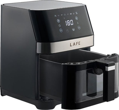 Фритеза со воздух Lafe Air Fryer, 5L, 1500W, 8 програми, црна