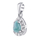 Set bizhuterish Silvego EUREKA në argjend me Larimar, vathë dhe varëse, JJJ1393LR