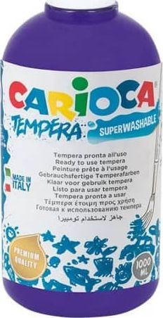 Ngjyrë tempera e larshme Carioca, 500ml, vjollcë