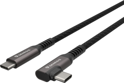 Kabllo USB-C Genesis VR, 5m, 10 Gb/s, PD 60W, e zezë