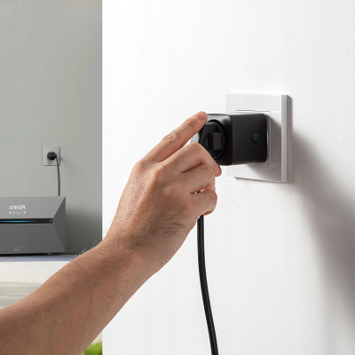 Prizë smart Anker SOLIX Smart Plug, WiFi, monitorim konsumi, e zezë