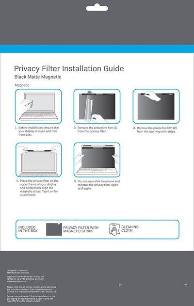 Filtër privatësie për ekran laptopi ESTUFF GLBM13282203, 13", me magnet