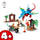 Set ndërtimi Lego Ninjago Ninja Dragon Temple 71759, 161 copa, për kalamaj 4+, shumëngjyrësh