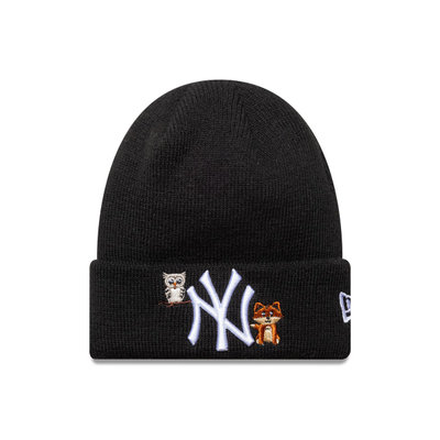 Kapele për kalamaj New Era Kids Beanie, pambuk, One Size, e zezë