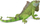 Figurë lodër Collecta Iguana, edukative, shumëngjyrëshe