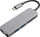 USB hub RoGer 5n1, USB C, 2x USB 3.0, HDMI, gri