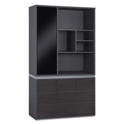 Raft librash profesional HM2091L, 120x40x200 cm, dru rosewood