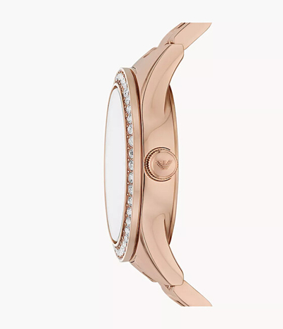 Orë dore për femra Emporio Armani AR11613, e artë rozë