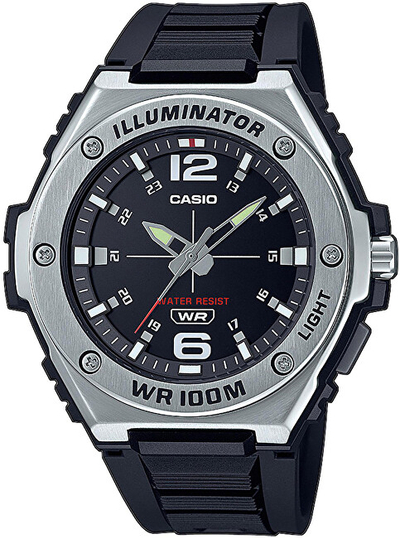 Orë dore për meshkuj Casio Sports MWA-100H-1AVEF, e zezë
