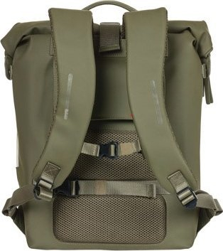Çantë anësore biçiklete Basil Soho, 17L, Nordlicht LED, jeshile