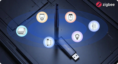 Dongëll USB SONOFF Dongle Plus MG24, Zigbee Thread, EFR32MG24, e bardhë