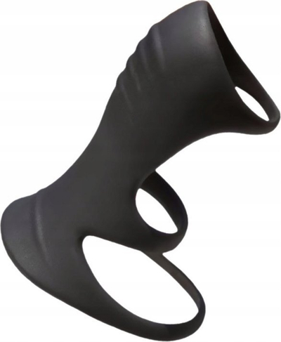 Mëngë penisi Fetish Provoke ProStimulate N07, silikon, 8.7cm, e zezë
