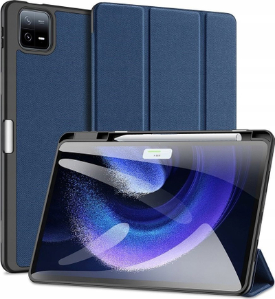 Mbulesë tablet DUX DUCIS për Xiaomi Pad 6 Domo Series, me qëndrim, me mbajtës stylus, blu