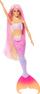 Kukull Barbie Mattel Malibu Mermaid Color Change HRP97, efekt ndryshimi ngjyre, me aksesorë, shumëngjyrëshe