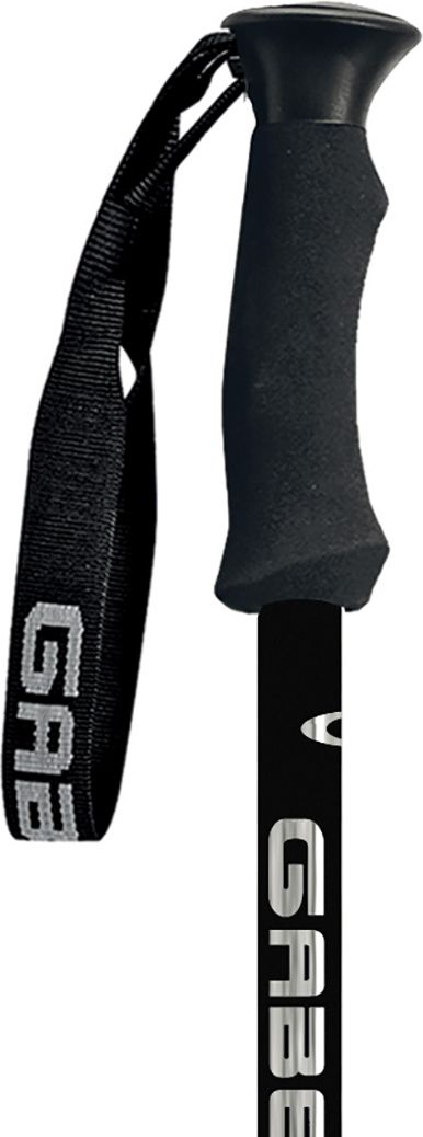 Shtiza trekking Gabel Mont Blanc Lite, alumin, 66-144 cm, e zezë