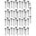 Kunja fiksuese Harpoon Peg, 12.5 cm, set 50 copë, të zeza