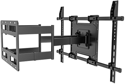 Mbajtëse muri për TV Techly, 65-110\", lëvizje e plotë, 120kg, e zezë