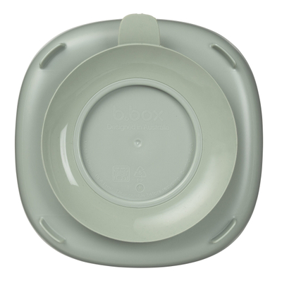 Pjatë fëmijësh b.box 2 in 1 Suction Plate, me vakum, me ndarje, blu Ocean