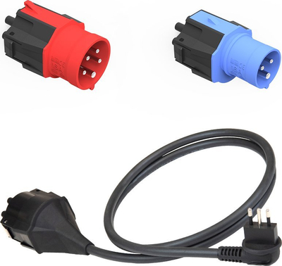 Set adapterësh prizash NRGkick Smart Attachment Standard, për karikues NRGkick, shumëngjyrësh