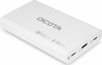 Karikues tavoline Dicota 3 Port, 65W, USB-C PD 3.0, i bardhë