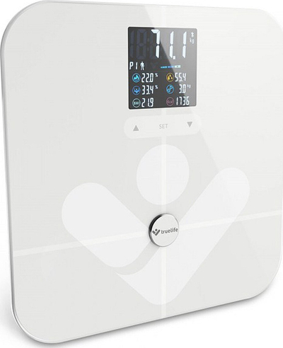 Peshore banjoje Truelife FitScale W7 BT, digjitale, Bluetooth, e bardhë