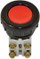 Buton kontrolli Promet, 38 mm, i kuq