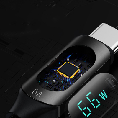 Kabllo USB Wozinsky WUACC1, USB A në USB C, 66W, 1m, i zi