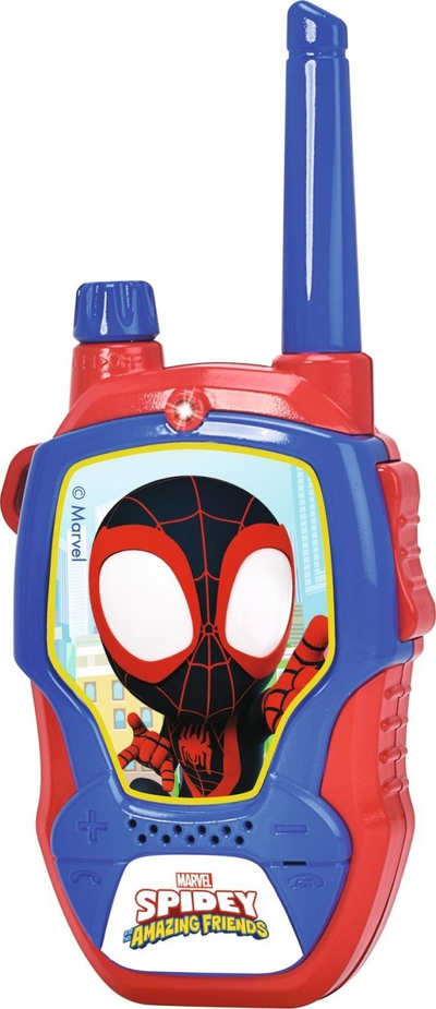 Lodër walkie talkie Simba Spidey 203222000, set për fëmijë, me dizajn Spider Man, shumëngjyrëshe