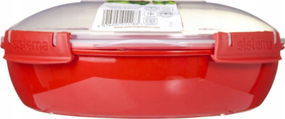 Pjatë për mikrovalë Sistema Microwave Plate, 1.3L, rrumbullake, me kapak
