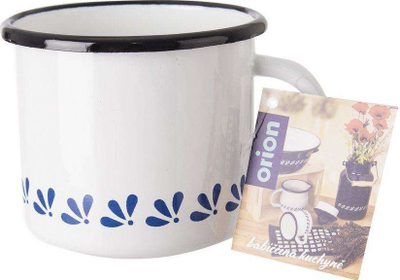 Filxhan emajl Orion MODRODRUK, 10 cm, bardh e blu