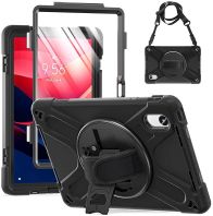 Mbulesë tablet eSTUFF ES681911, për Lenovo M10 10.1", me rrip shpatulle, e zezë