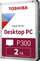 Disk HDD Toshiba P300, 2TB, 3.5" SATA III (HDWD220UZSVA)