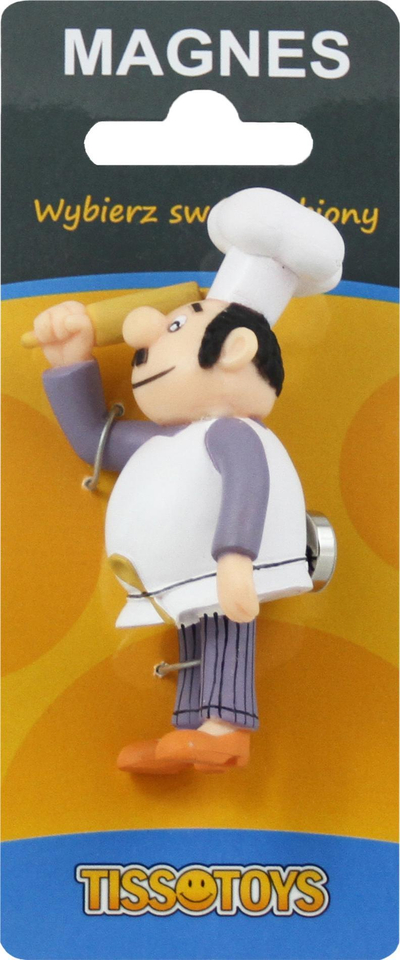 Magnet frigoriferi Tisso Toys Cook Bartolini 11016M, dekorativ, shumëngjyrësh