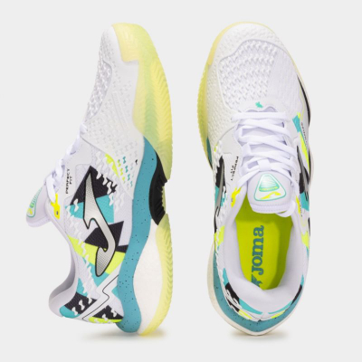 Atlete padeli Joma Smash Men 2532, rrjetë teknike, taban me amortizim, të bardha blu