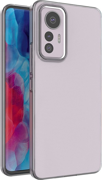 Kapak telefoni TPU për Xiaomi 12 Lite, shumë i hollë, transparent