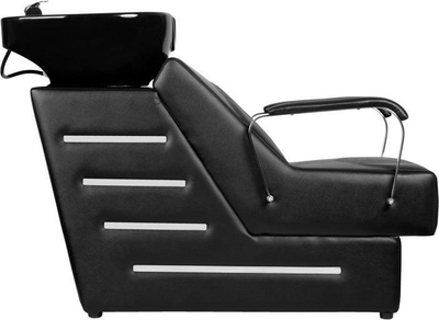 Lavaman flokësh Gabbiano Orlean, model Black, i zi